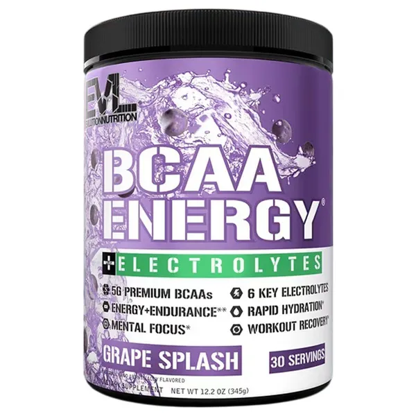 EVLution Nutrition BCAA Energy Grape Splash - 30 Servings