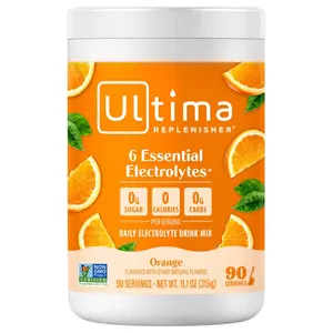 Ultima Replenisher Electrolyte Drink Mix - 90 Servings - orange