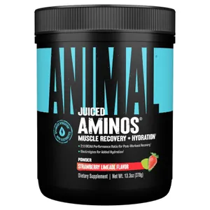 Animal Juiced Aminos Powder - 30 Servings - strawberry limeade