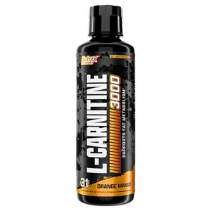 Nutrex Research L-Carnitine 3000 - 31 Servings - orange mango