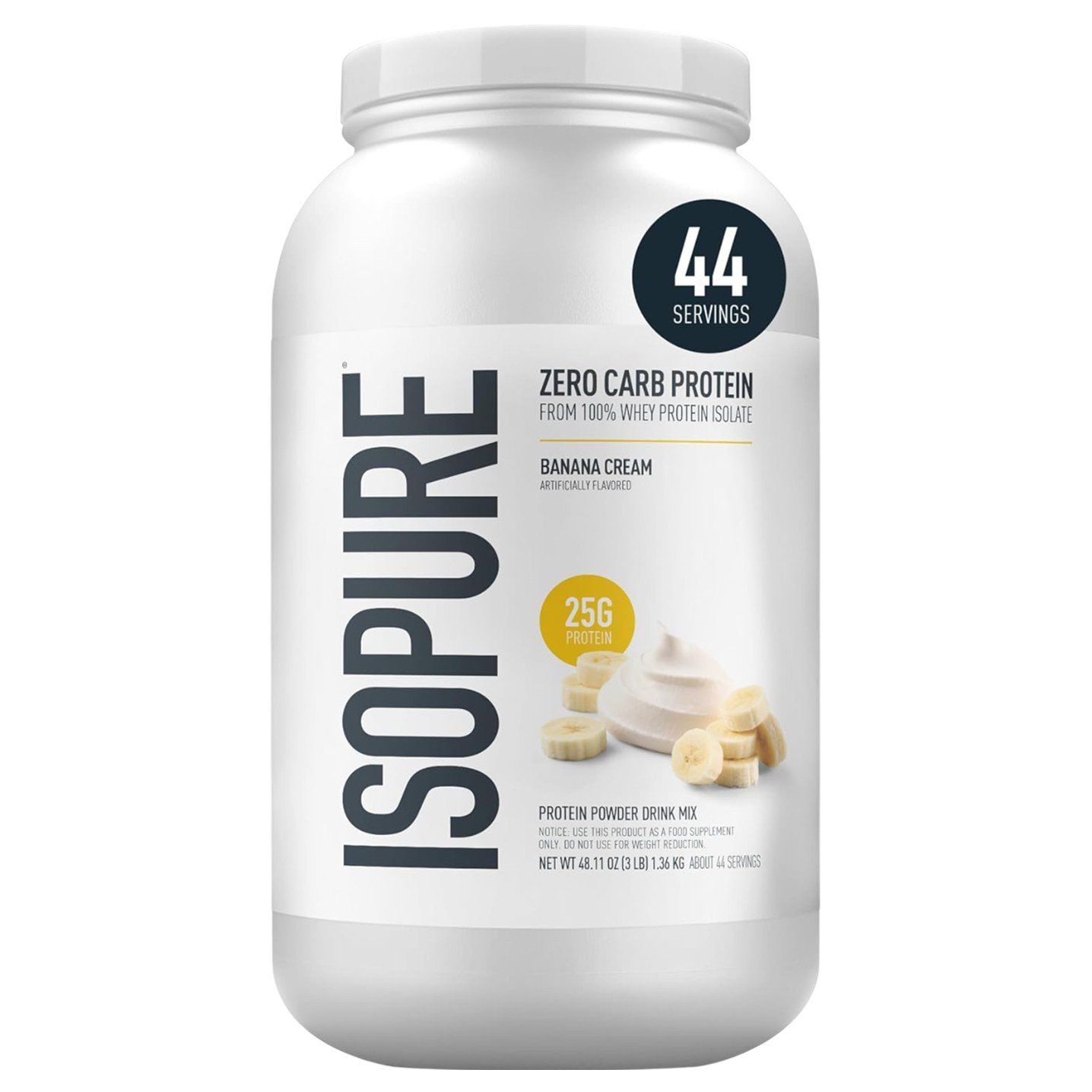 Isopure Zero Carb Protein Powder - 3 lbs