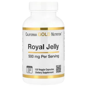 California Gold Nutrition Royal Jelly 500 mg - 120 Veggie Capsules
