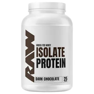 Raw Nutrition Grass Fed Whey Isolate - 1.97 lbs - dark chocolate