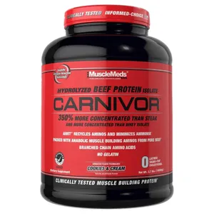 MuscleMeds Carnivor Beef Protein Isolate - 4 lbs - cookies cream