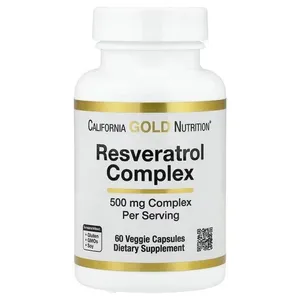 California Gold Nutrition Resveratrol Complex - 60 Veggie Caps