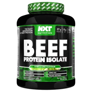 NXT Nutrition Beef Protein Isolate Kiwi & Lime, 4 lbs (1.81 kg)
