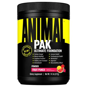 Animal Pak Ultimate Foundation Fruit Punch, 14.7 oz (417 g)