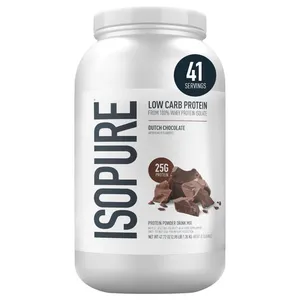 Isopure Low Carb Protein Powder - 3 lbs - dutch chocolate