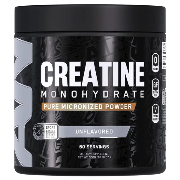 ABE Creatine Monohydrate Micronized Powder Blue Raspberry, 10.58 oz (300 g)