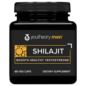 Youtheory Men Shilajit 250 mg - 60 Veg Capsules