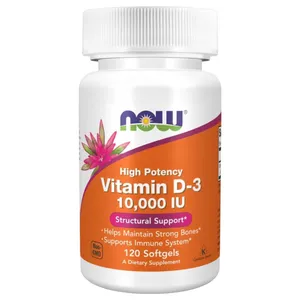 NOW Foods Vitamin D-3 High Potency 10000 IU - 120 Softgels