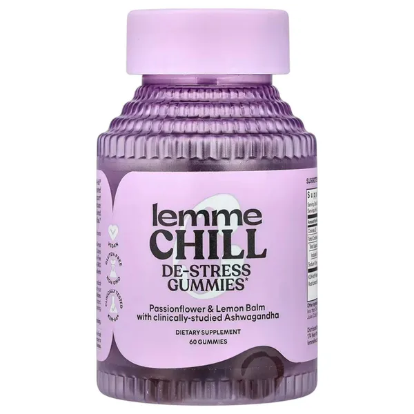 Lemme Chill De-Stress Gummies Mixed Berry - 60 Gummies
