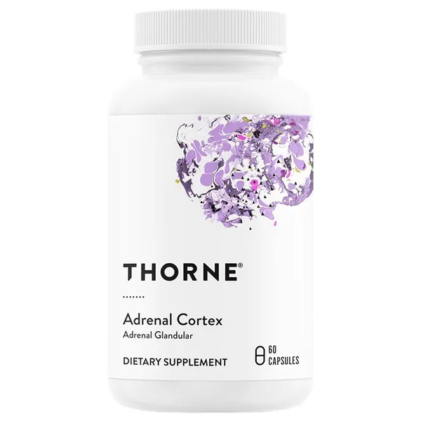 Thorne Adrenal Cortex 50 mg - 60 Capsules