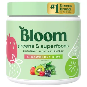 Bloom Greens &amp; Superfoods - 30 Servings - strawberry kiwi