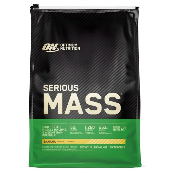 Optimum Nutrition Serious Mass Chocolate - 12 lbs