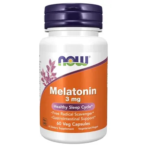 NOW Foods Melatonin 3 mg - 60 Veg Capsules