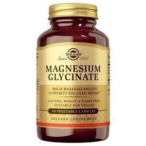 Solgar, Magnesium Glycinate, 90 Vegetable Capsules (120 mg per Capsule)