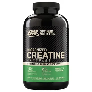 Optimum Nutrition Micronized Creatine, 200 Capsules (1.25 g per Capsule)