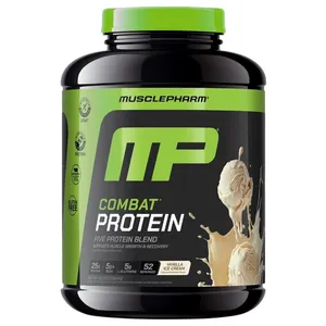 MusclePharm Combat Protein Powder - 4.2 lbs - vanilla ice cream