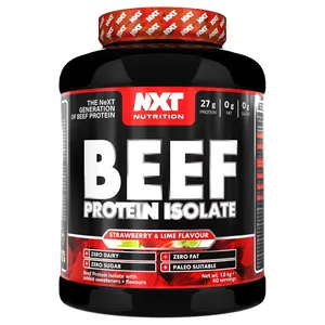 NXT Nutrition Beef Protein Isolate Strawberry & Lime, 4 lbs (1.81 kg)