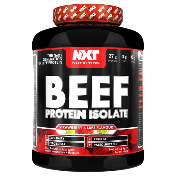 NXT Nutrition Beef Protein Isolate Apple & Blackcurrant Squash, 4 lbs (1.81 kg)