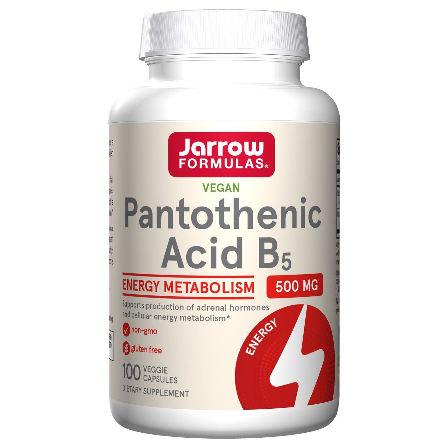 Jarrow Formulas Pantothenic Acid B5 - 100 Veggie Caps