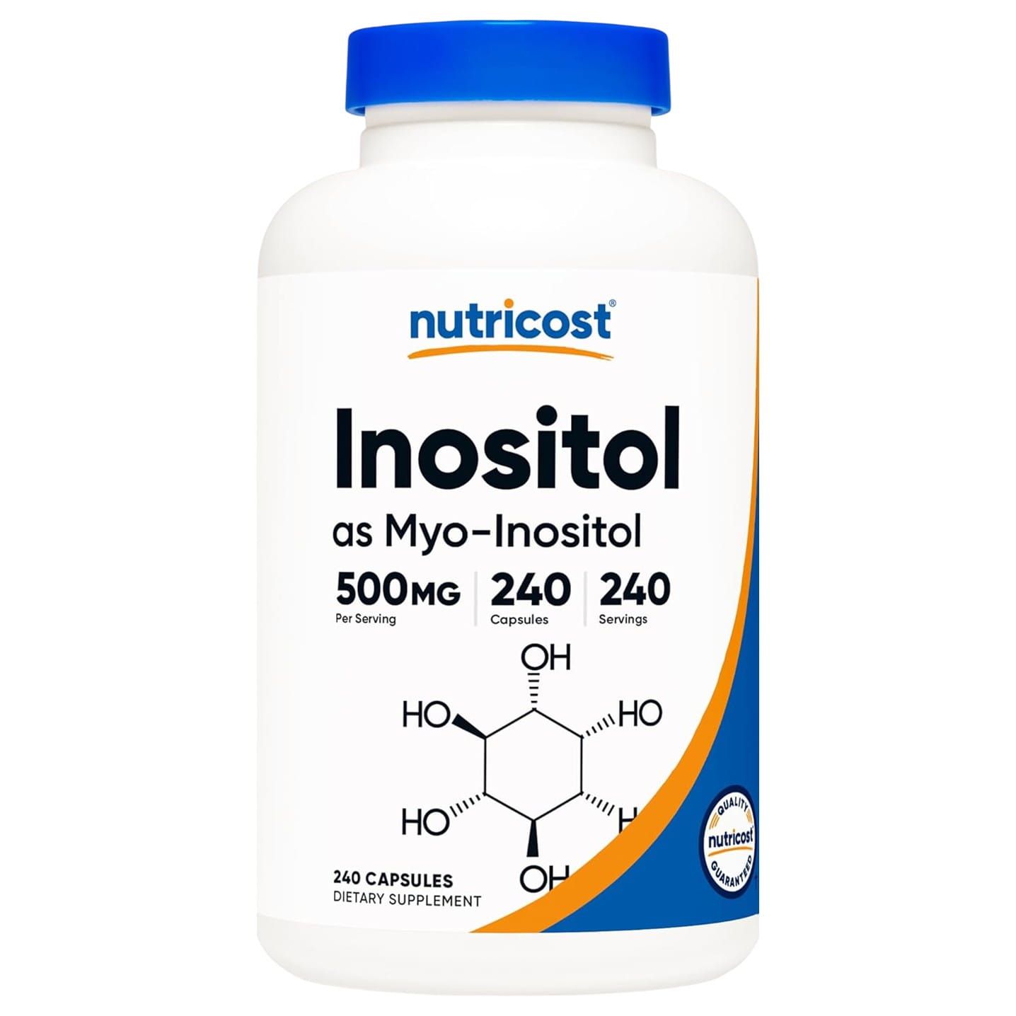 Nutricost Inositol 500 mg, 240 Capsules