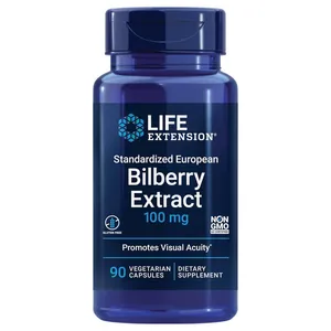 Life Extension European Bilberry Extract 100 mg - 90 Vegetarian Capsules