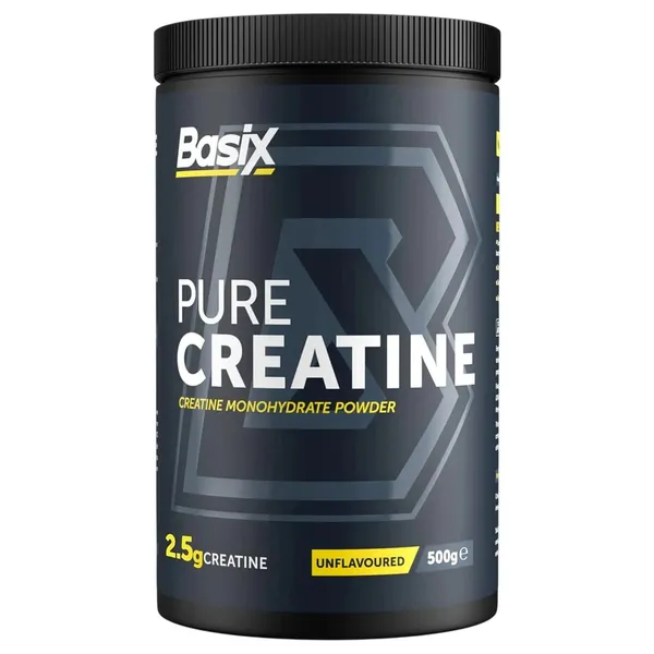 Basix Pure Creatine Monohydrate Unflavored, 500 g