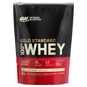 Optimum Nutrition Gold Standard 100% Whey - 1 lbs - vanilla ice cream