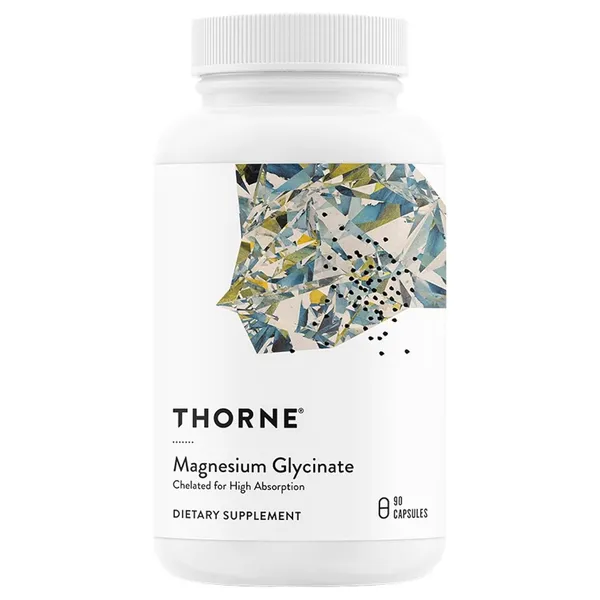 Thorne, Magnesium Glycinate, 90 Capsules (120 mg per Capsule)