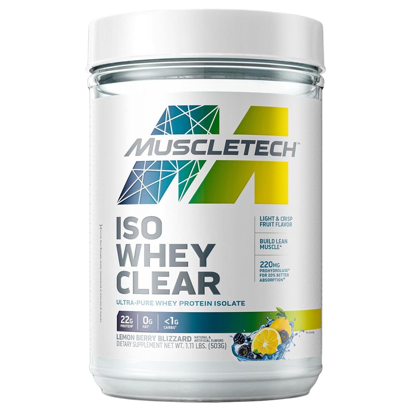 MuscleTech ISO Whey Clear - 1.11 lbs