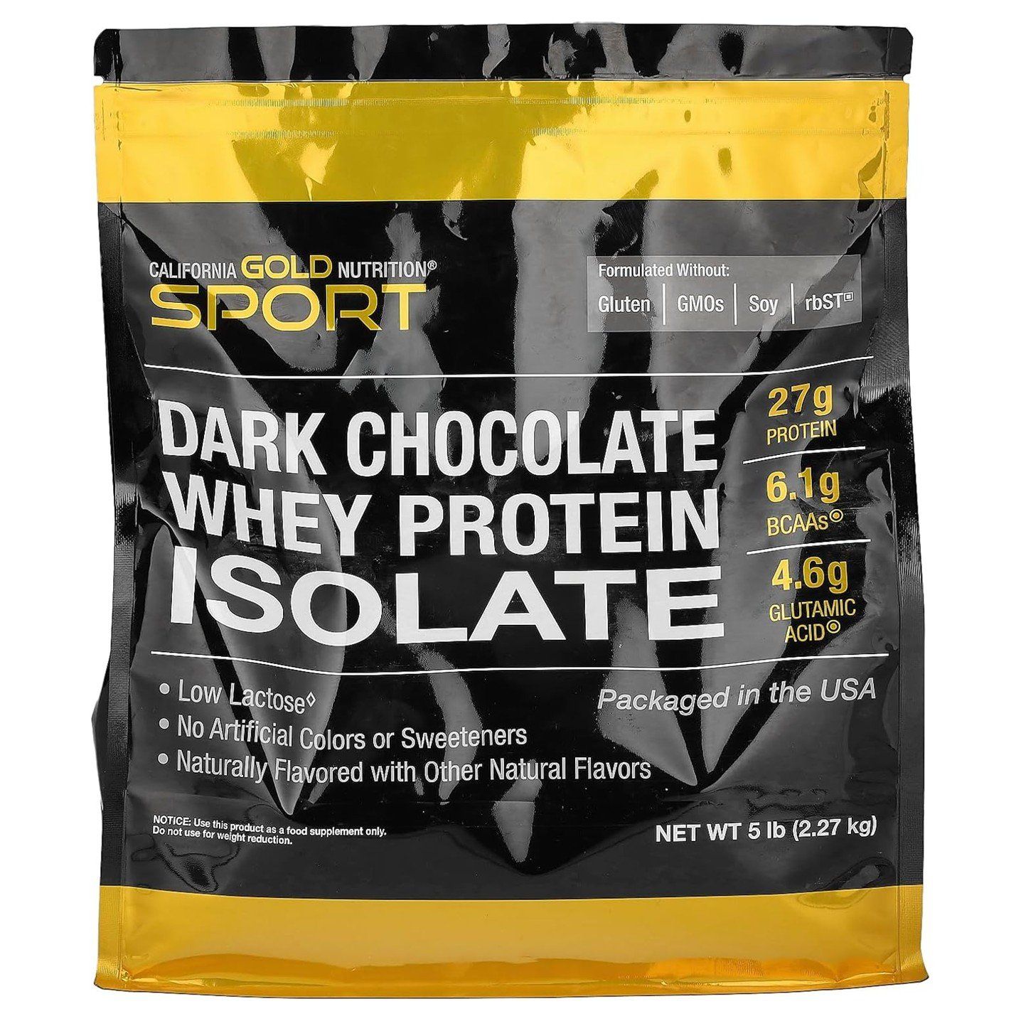 California Gold Nutrition Sport Whey Isolate - 5 lbs