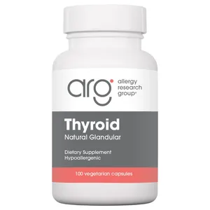 Allergy Research Group Thyroid 40 mg - 100 Vegetarian Capsules