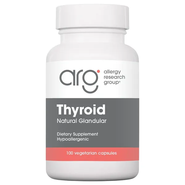 Allergy Research Group Thyroid 40 mg - 100 Vegetarian Capsules
