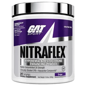 GAT Sport NITRAFLEX Testosterone Enhancing Formula - 30 Servings - grape