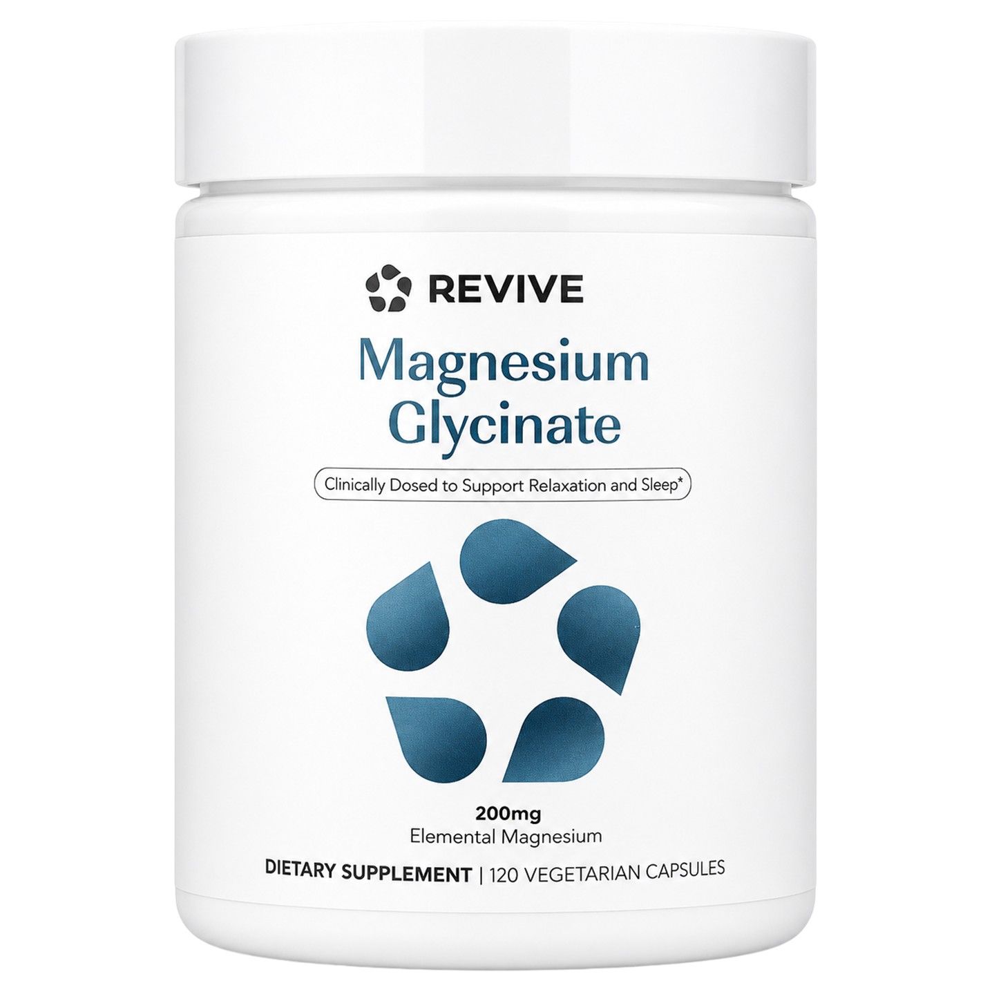 Revive, Magnesium Glycinate, 120 Vegetarian Capsules (100 mg per Capsule)