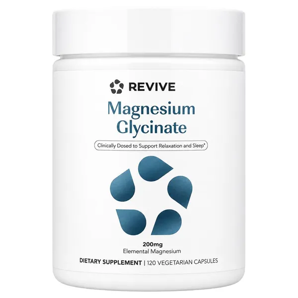 Revive, Magnesium Glycinate, 120 Vegetarian Capsules (100 mg per Capsule)