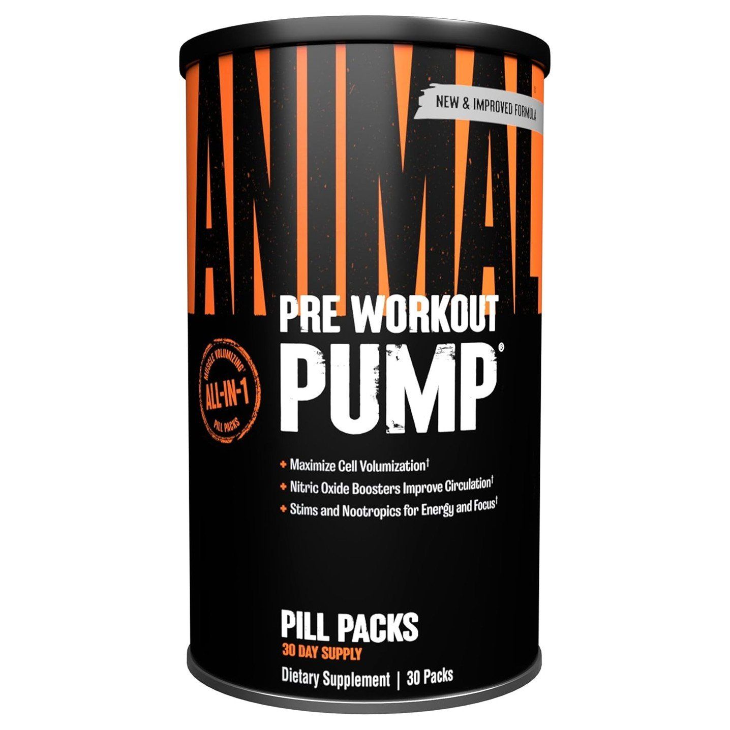 Animal Pre Workout Pump Pill Packs - 30 Packs