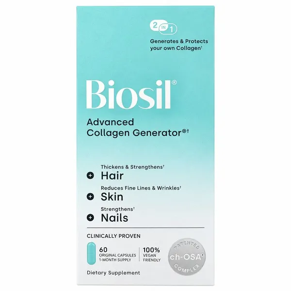 Biosil, Advanced Collagen Generator, 60 Original Capsules