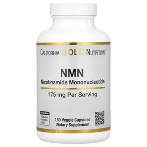 California Gold Nutrition NMN 175 mg - 180 Veggie Capsules