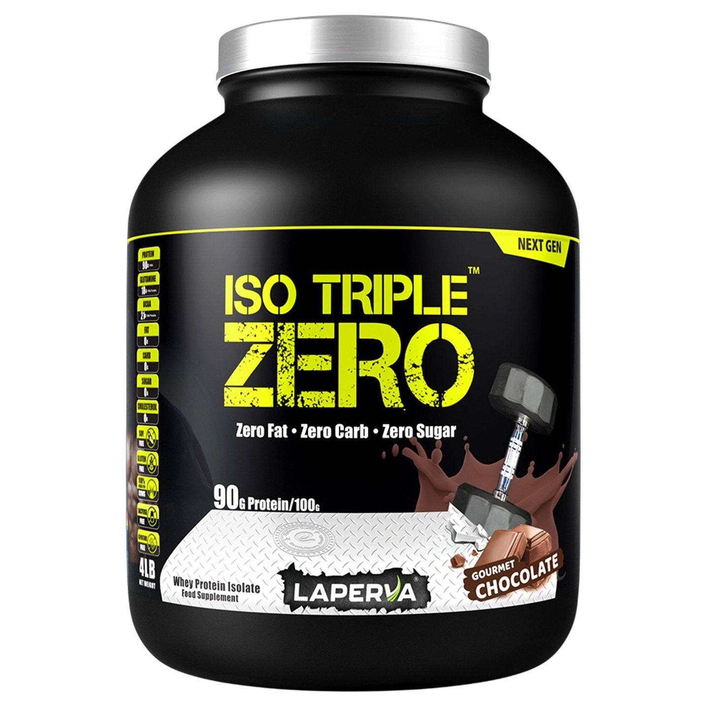 Laperva Iso Triple Zero Whey Protein - 4 lbs