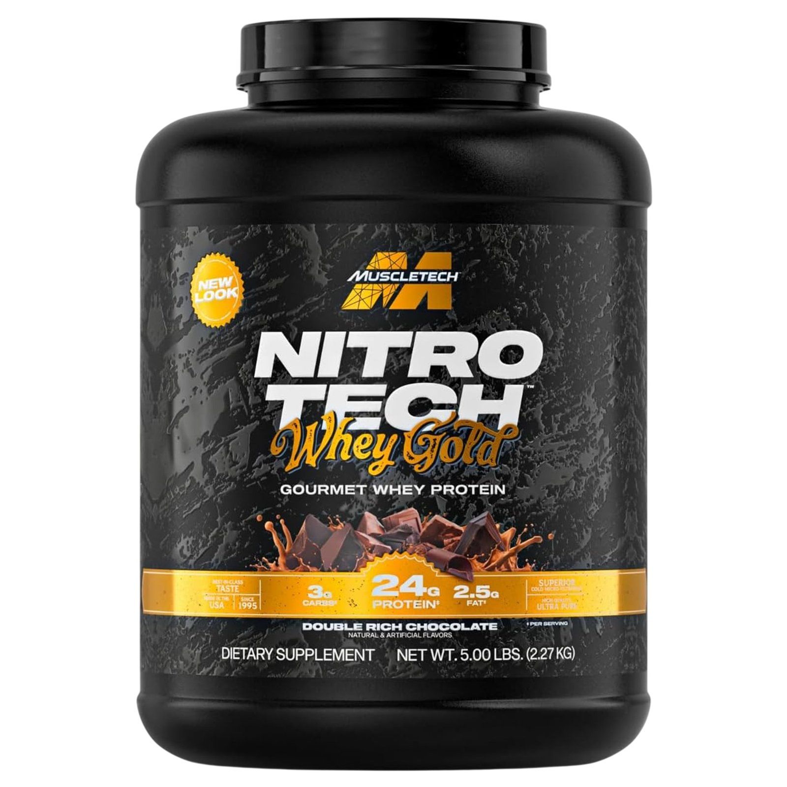 MuscleTech NitroTech 100% Whey Gold - 5 lbs