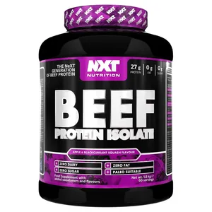 NXT Nutrition Beef Protein Isolate Apple & Blackcurrant Squash, 4 lbs (1.81 kg)