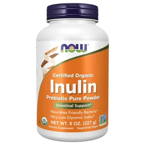 NOW Foods Organic Inulin Prebiotic Powder - 227 g