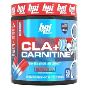 BPI Sports CLA + Carnitine - 50 Servings - rainbow ice