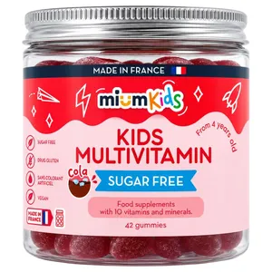 Mium Lab, Kids Multivitamin Gummies Sugar-Free, Cola Flavor, 42 Gummies