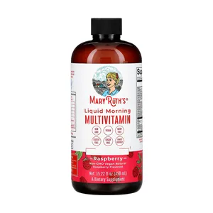 MaryRuth's, Liquid Morning Multivitamin, Raspberry, 15.22 fl oz (450 ml)