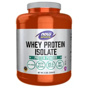 NOW Sports Whey Protein Isolate - 5 lbs - unflavored