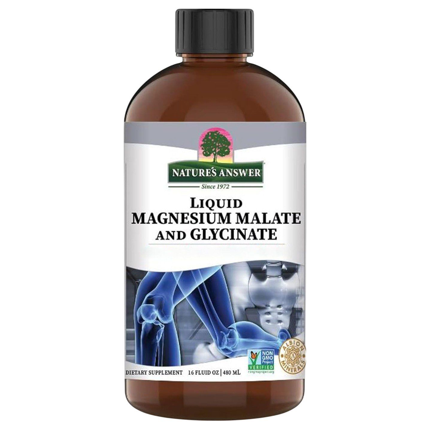 Nature-s Answer Liquid Magnesium Malate &amp; Glycinate - 480 ml